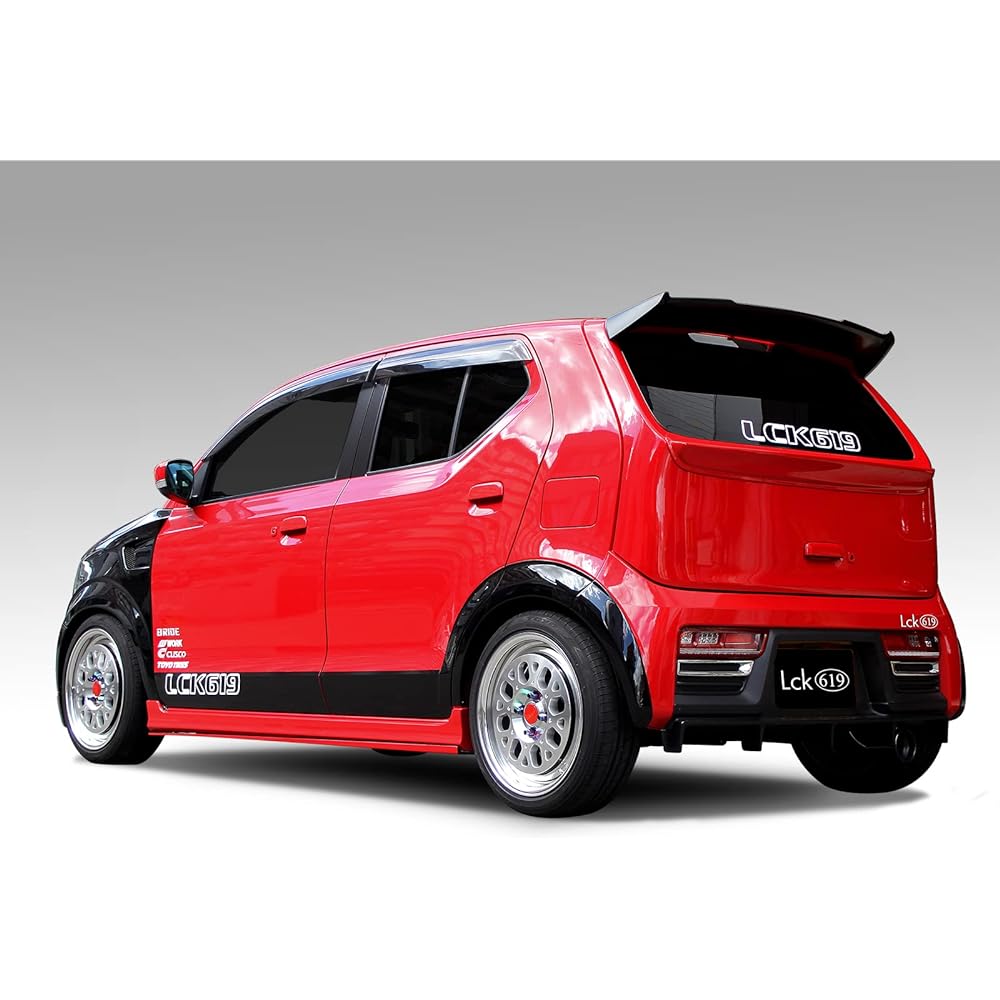Lck619 Roof Spoiler for Alto Real Roof Spoiler Type 2 ABS Matte Black Paint