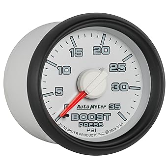 Auto Meter 8504 Factory Match 2-1/16 inch 0-35 PSI Mechanical Boost Gauge Dodge