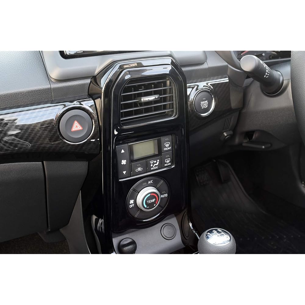 SecondStage Toyota Copen GR SPORT Air Conditioner Panel Piano Black T462BLK