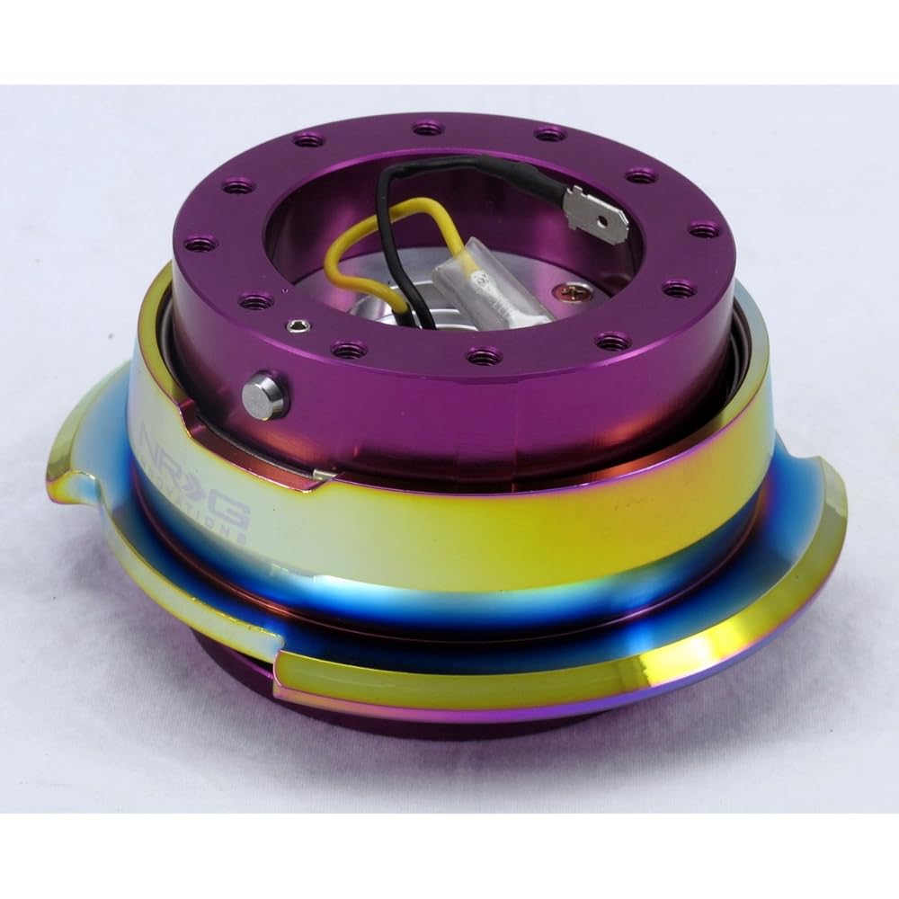 NRG Innovations SRK-280OR/MC Quick Release (Orange Body/Titan Tankrome Ring)
