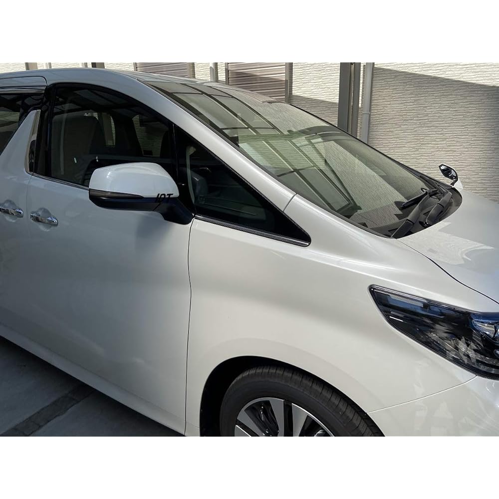 30 Alphard Vellfire 50 Series RAV4 LED Sequential Door Mirror Turn Signal Lens Flowing Turn Signal Meteor Turn Lamp (Smoke Lens) with Mini Waist