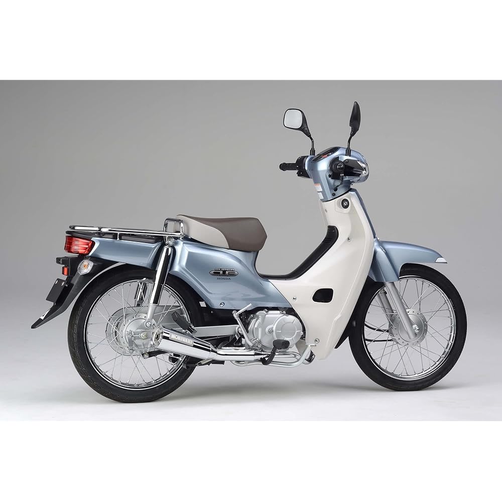 MORIWAKI Full Exhaust Muffler Megaphone Muffler Chrome Plated SUPERCUB110(09-) 01810-H11J3-00