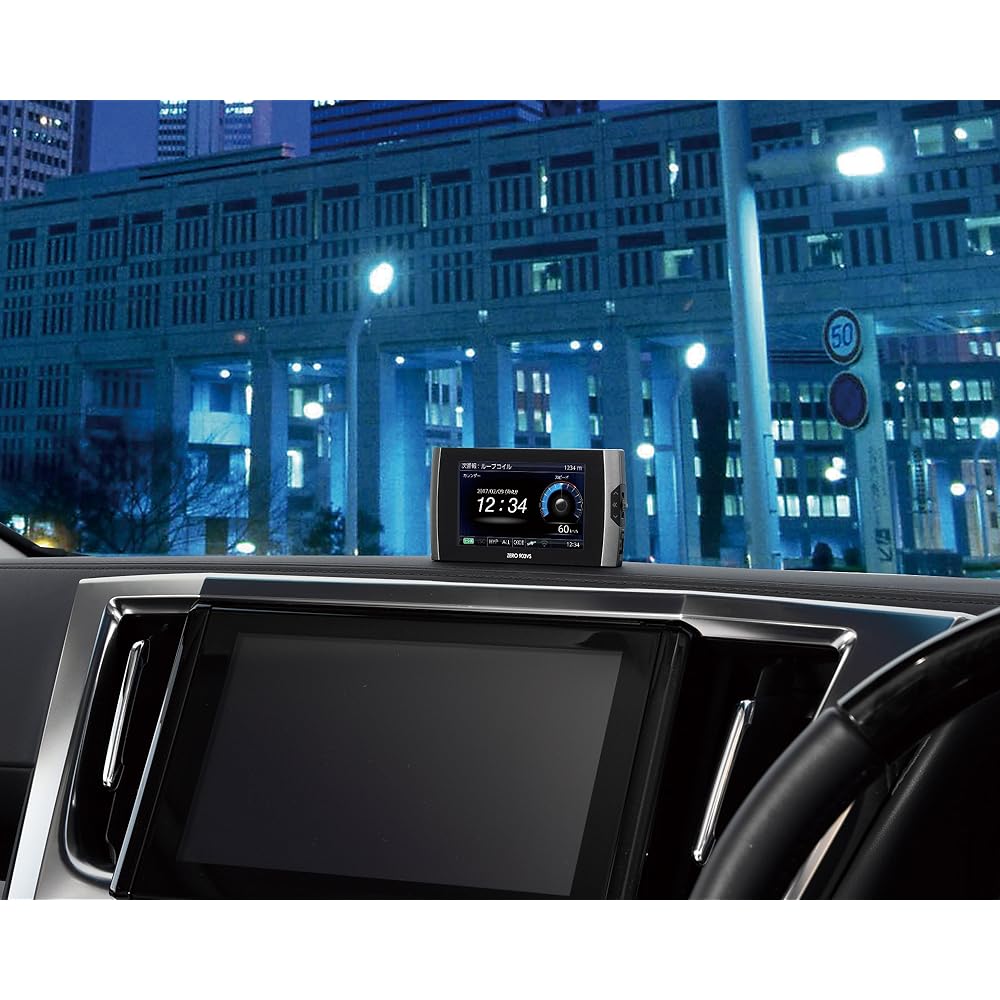 Comtech Radar Detector ZERO 903VS Free Data Update Mobile Orbis/Small Orbis/Zone 30 Compatible Full Map OBD2 Connection GPS Meter Function