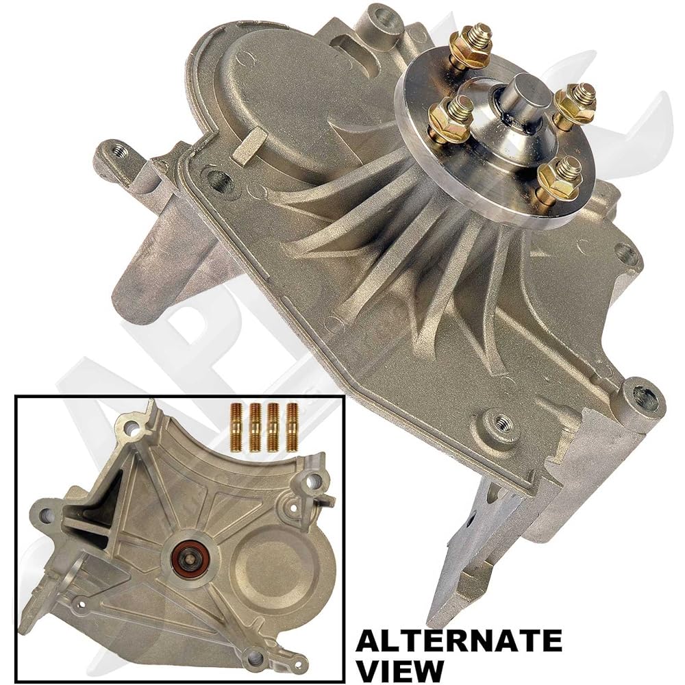 APDTY 411912 Cooling Fan Pulley Bracket 16307-65030, 16307-65040 Replacement