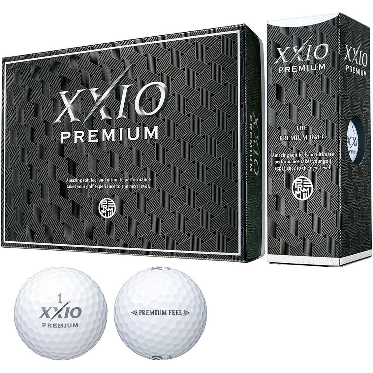 DUNLOP Golf Ball XXIO Premium Golf Ball 2018 Model 1 Dozen (12 Pieces) Royal Platinum