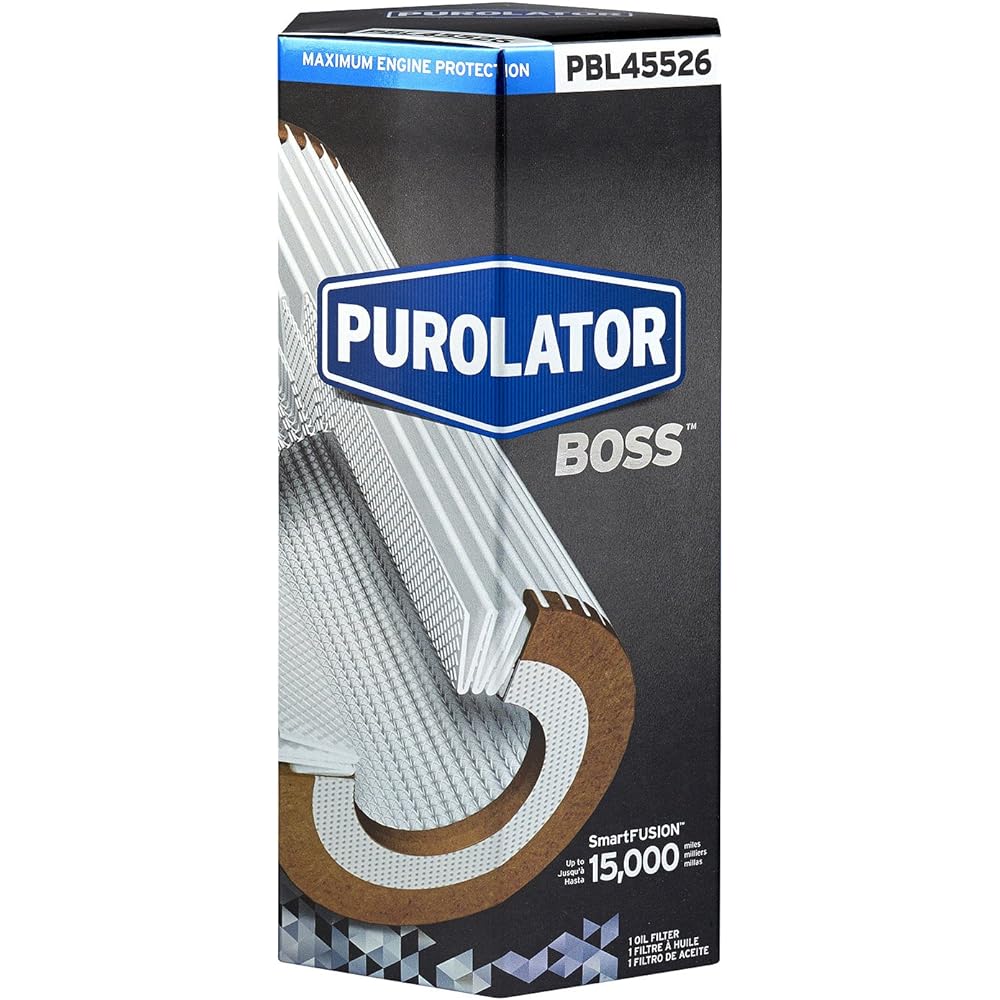 PUROLATOR PBL45526 Black Single PUROLATORBOSS Maximum Engine Protection Cartridge Oil Filter