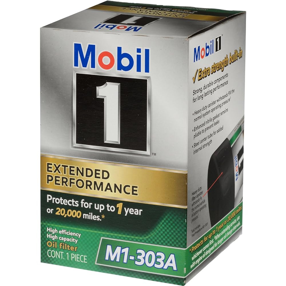 MOBIL 1 M1-303A Expansion Performance Oil Filter 1 Pack