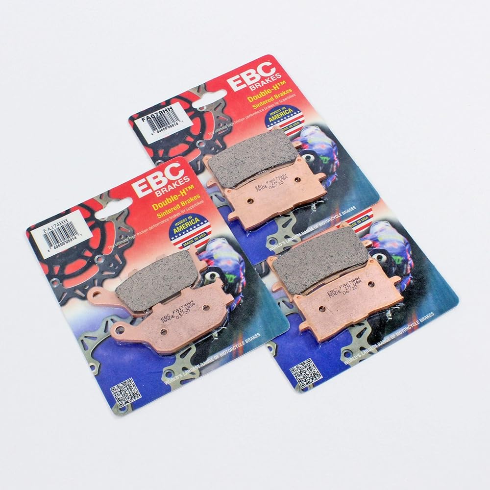 Front and rear EBC HH brake pad -3 pairs -FA679HH x 2 FA174HH x 1