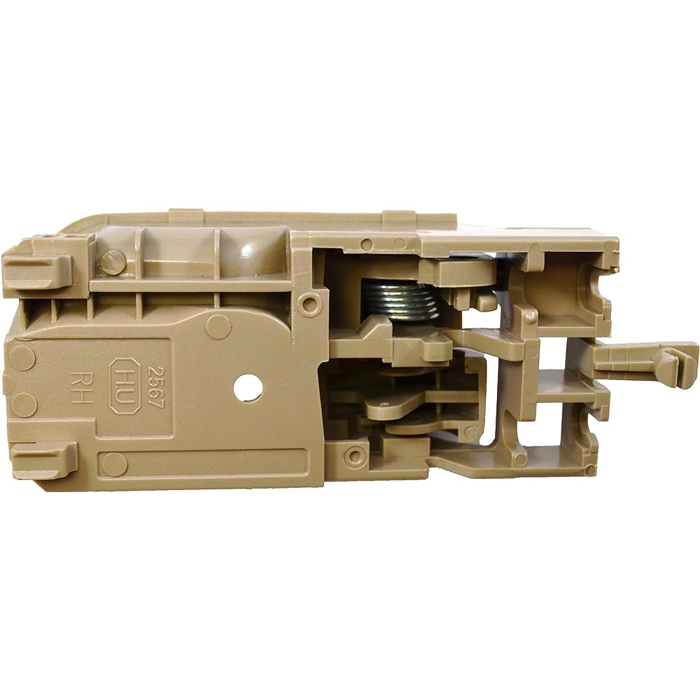 Pt Auto Warehouse to -2567E -RH - Inner inner door handle beige/tan -passenger side side