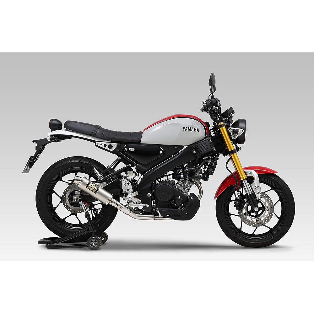 YOSHIMURA Full Exhaust XSR155 (19: Thailand Specification) Cyclone Government Certification Mechanical Bent GP-MAGNUM Stainless Steel Cover YOSHIMURA 110A-315-5U50