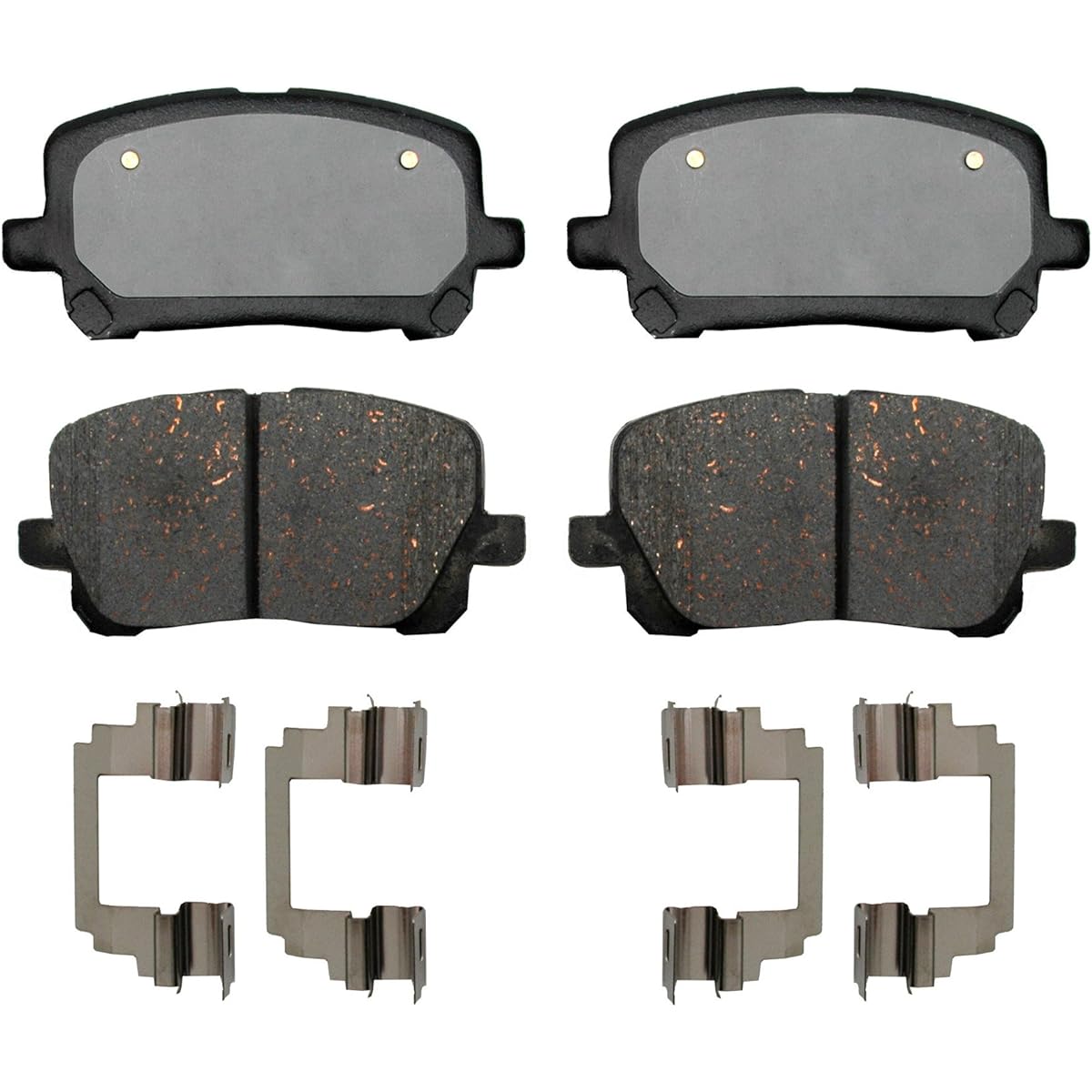 ACDelco 14D923CHF1 Advantage Ceramic Front Disc Brake Pad