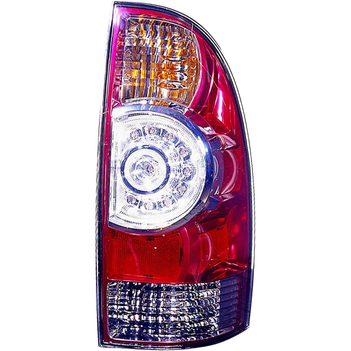 DEPO 312-1995R-AC replacement passenger seat tail light assembly (this product is an after-market product. Not manufactured or sold by The Car company), Chrome