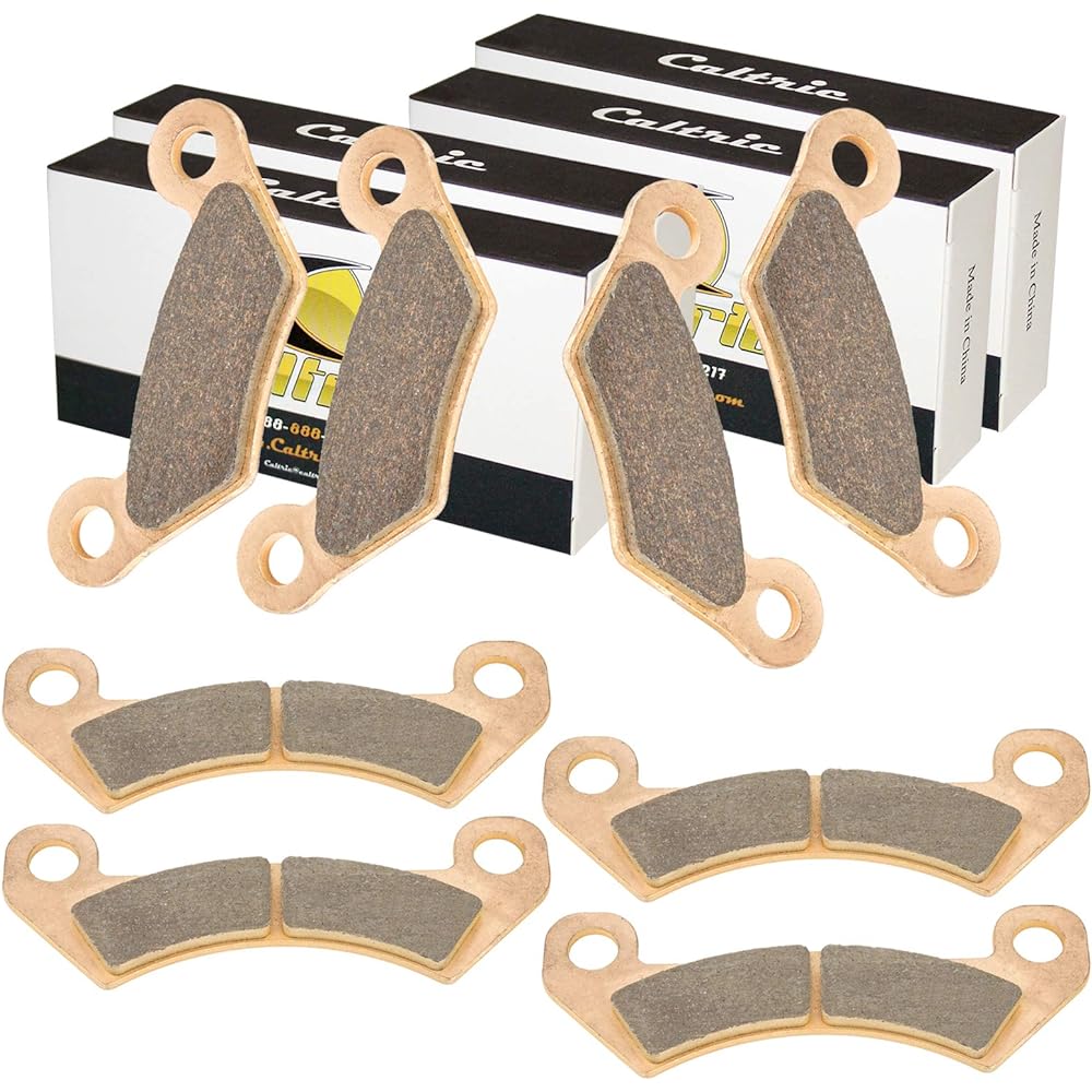 Caltric 2 Front Rear Brake Pads Compatible with John Deere Xuv Gator 625I Gas 825I Gas 855D Diesel