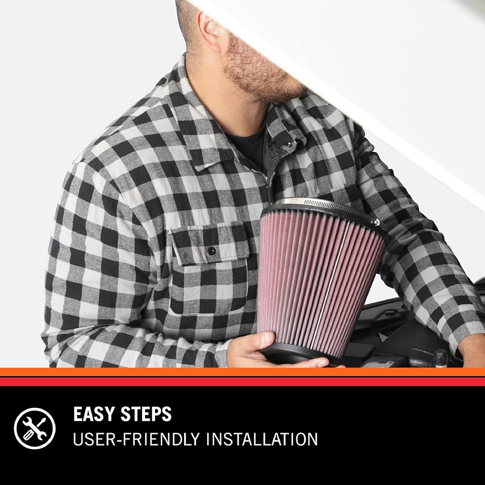 K & N Ventilation Original Air Filter/Breath High Performance Premium Washing Laundry Engine Filter: Flange Diameter: 1.5 inch Filter Height: 2.5 inch flange length: 0.625 inch shape: Brier 62-1514