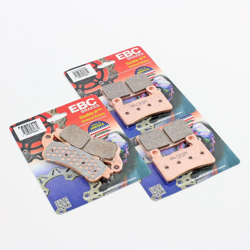 Front and rear EBC HH brake pad -3 pairs -FA261HH x 2 FA261/2HH x 1