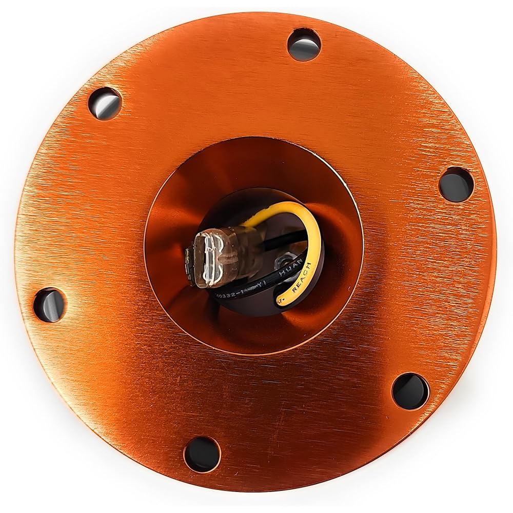 NRG SRK-200OR GEN 2.0 Steering Wheel Quick Release Skit-Orange Body & Titan Tankrome Ring