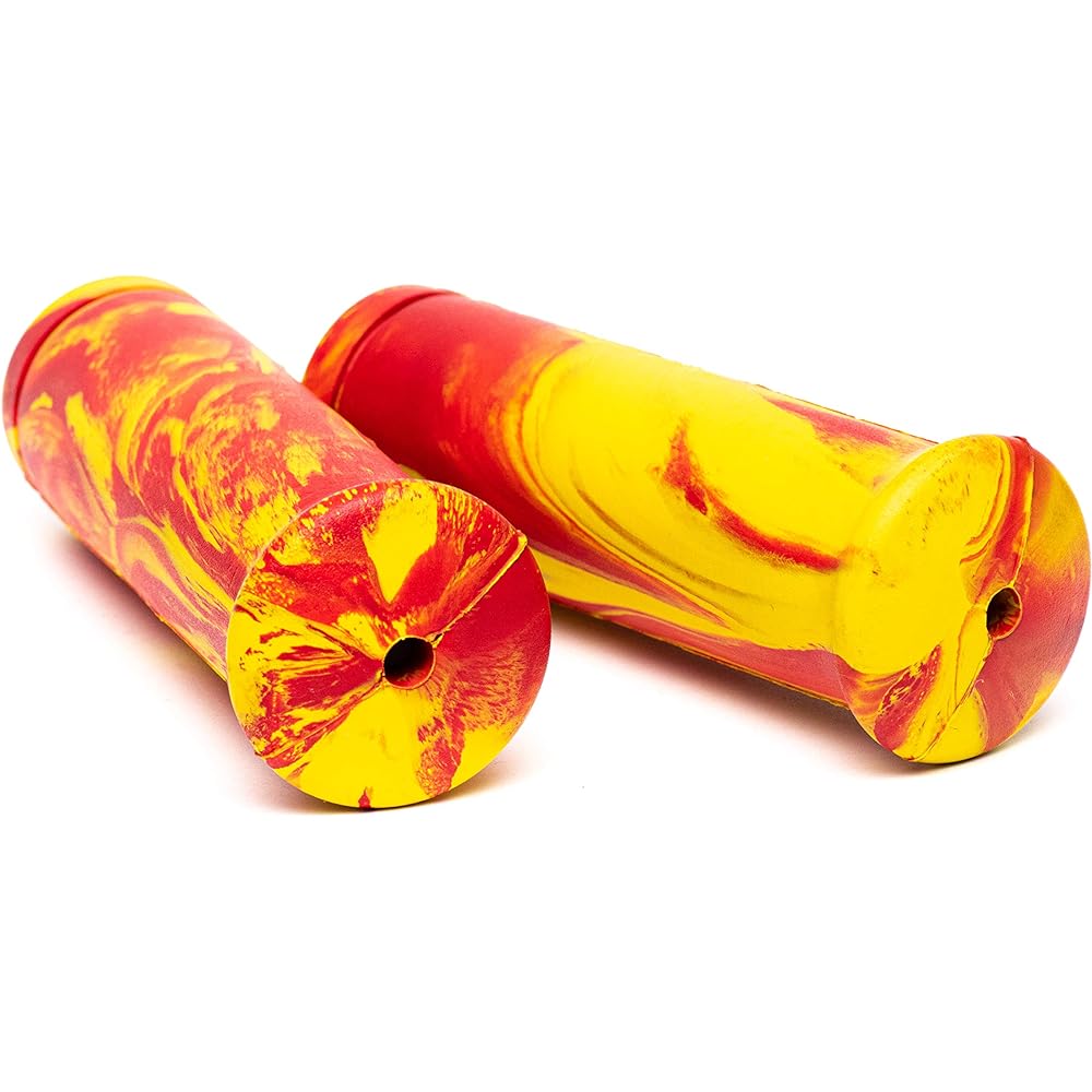 Marble grip red yellow for Harley 1 inch nice motorcycle...
