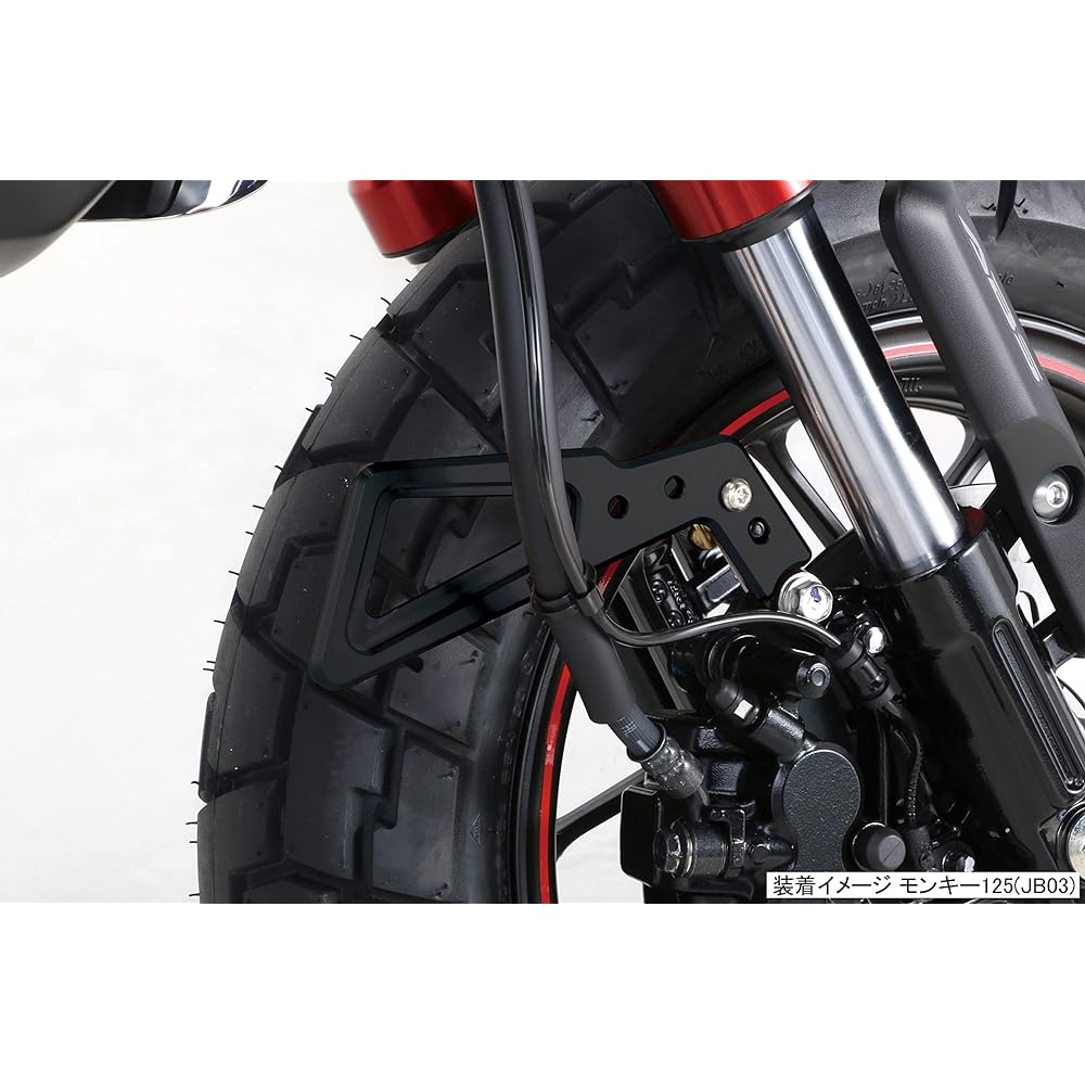 KITACO Brake Hose Guard (Black) Monkey 125 (JB02/03) 569-1300250