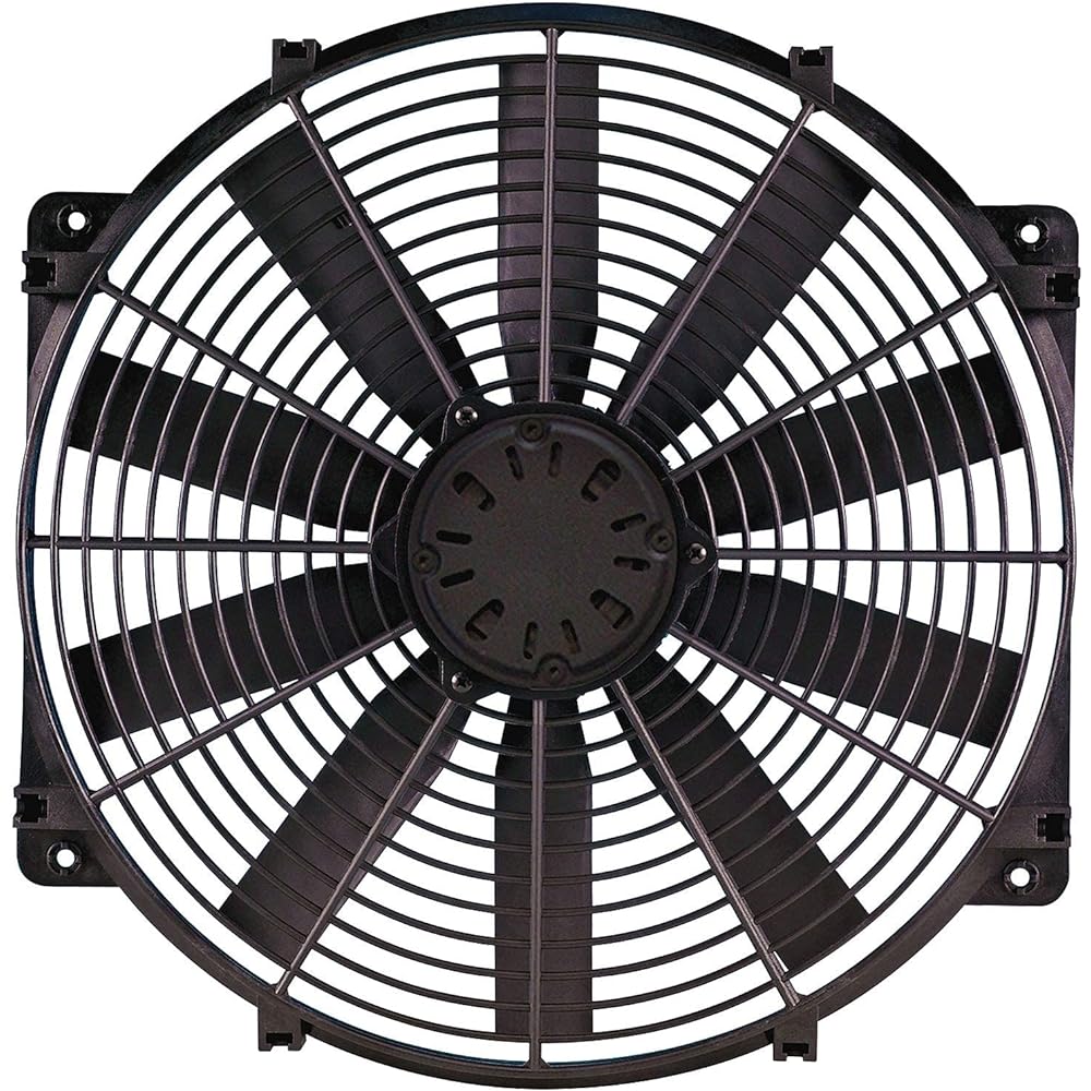 Flex-A-Lite 119 Black 16-inch LOBOY Electric Fan (Pusher)