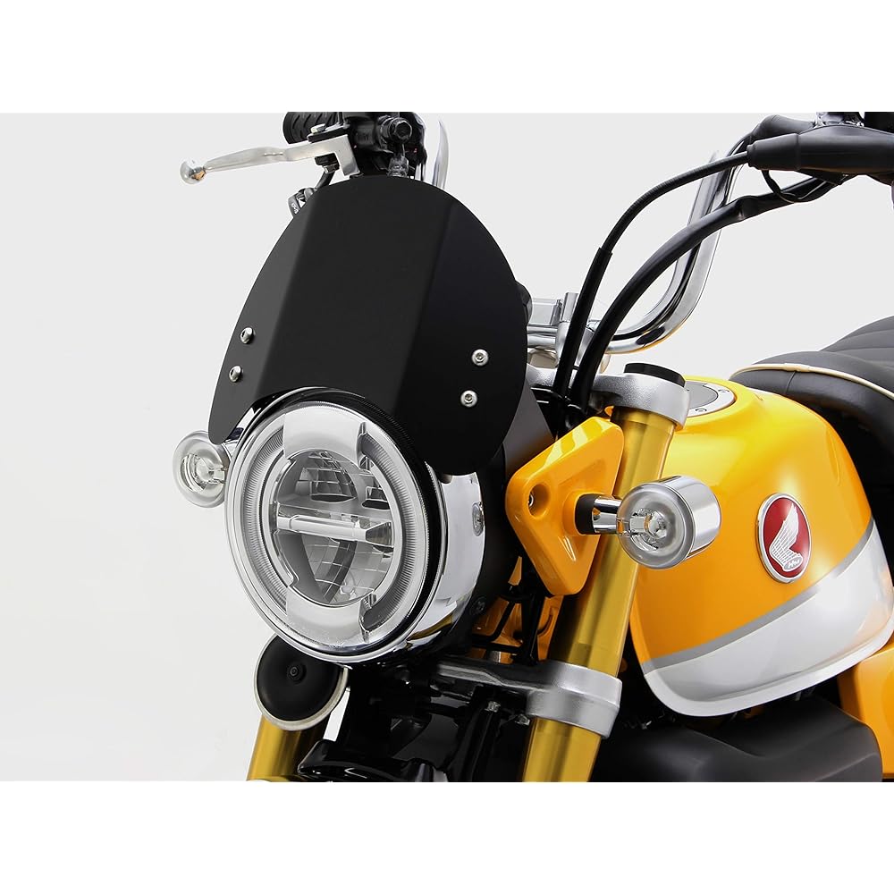 HURRICANE Front Visor Black Compatible with: Monkey 125 HA6120