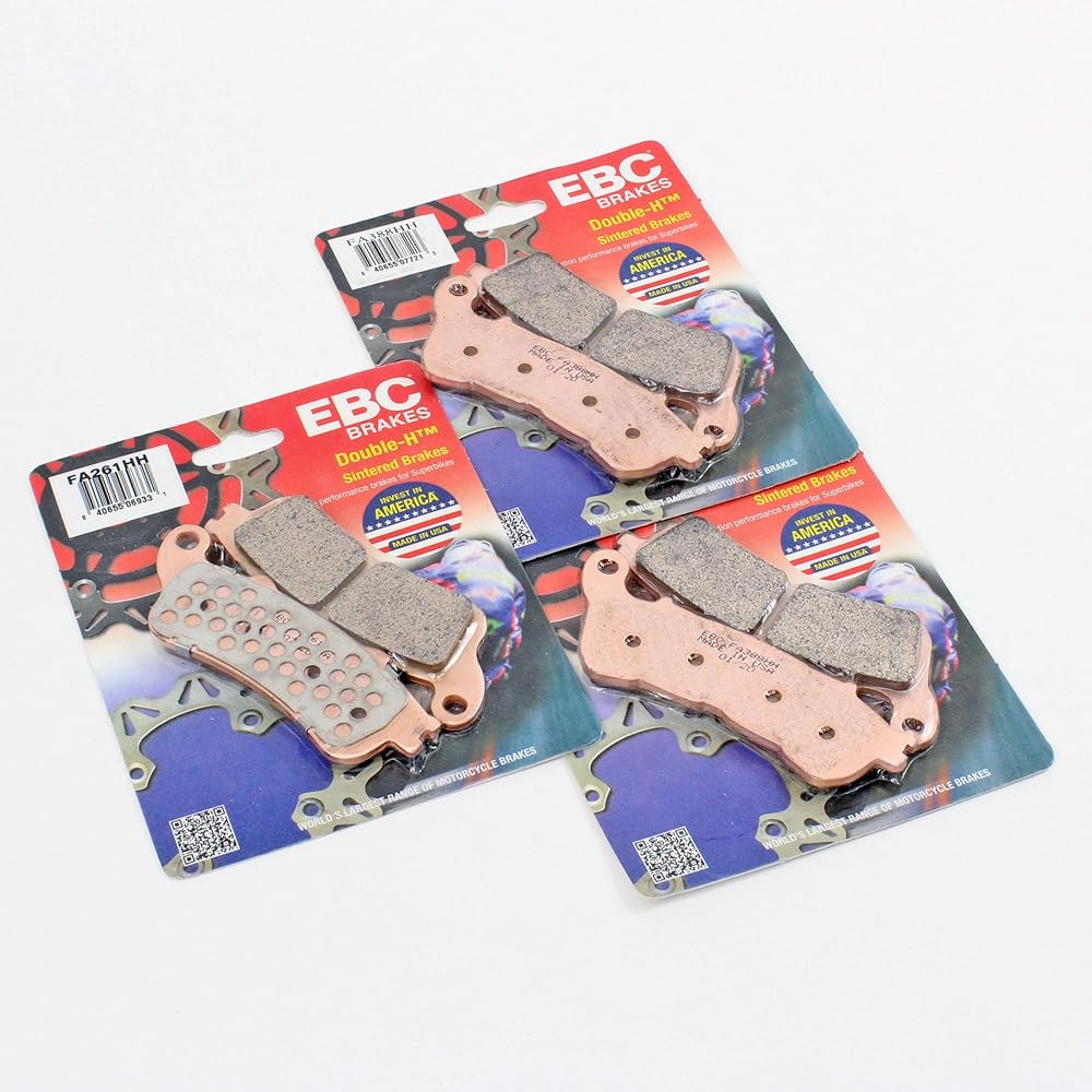 Front and rear EBC HH brake pads -3 pairs -FA388HH x 2 FA261HH x 1