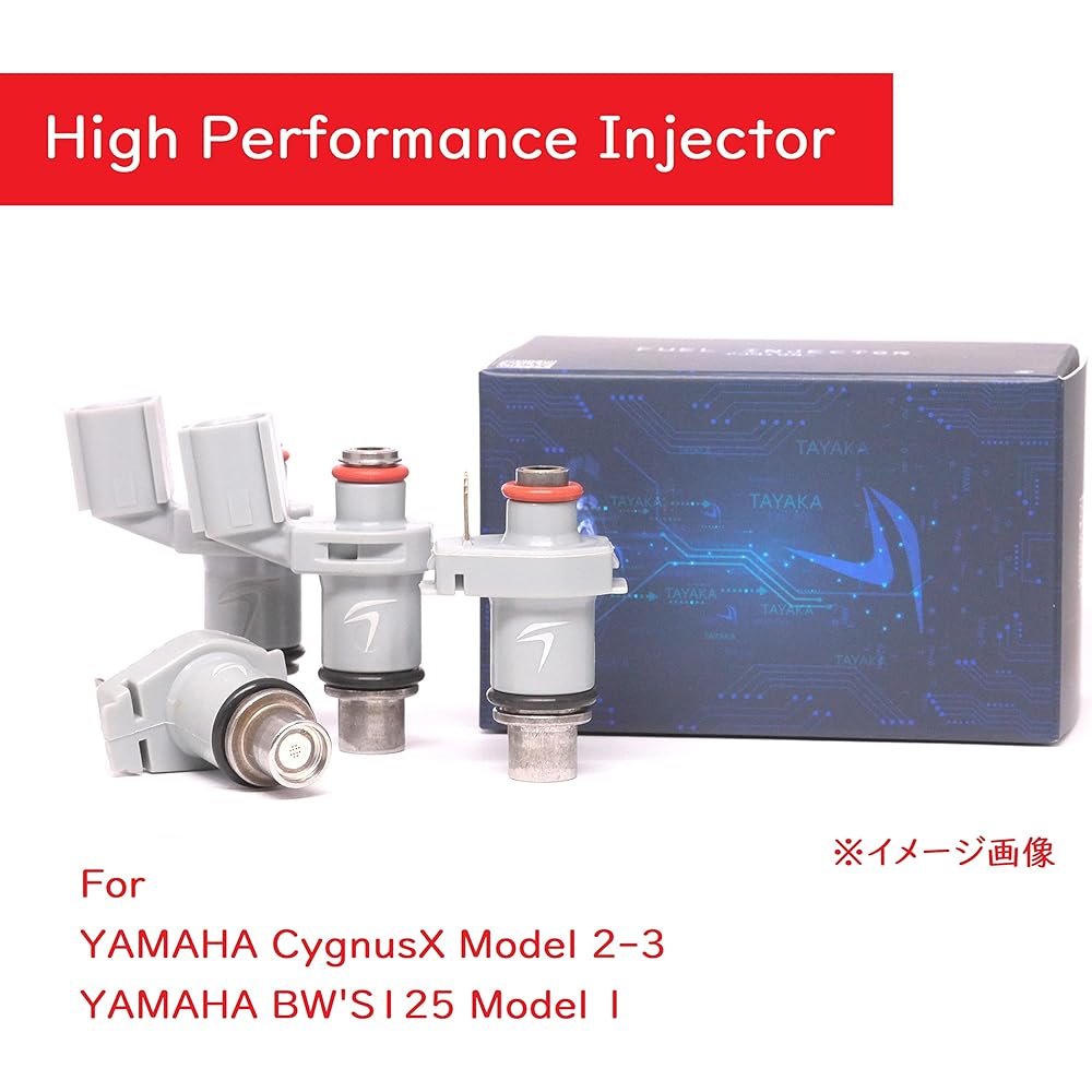 TAYAKA High Performance Injector Capacity Selectable 100-260cc Compatible with Yamaha Cygnus X Type 2-3 BW'S125 Type 1 A 240cc