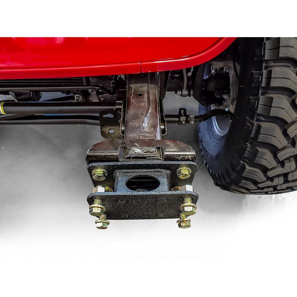 Front bumper extension bracket 2018-2022 JEEP WRANGLER JL & 2020-2023 JEEP GLADIATOR | JK After Market Front Bumper is adapted to JL or JT Frame | Bracket Depth 2 1/8 inch | DV8 Off-Road