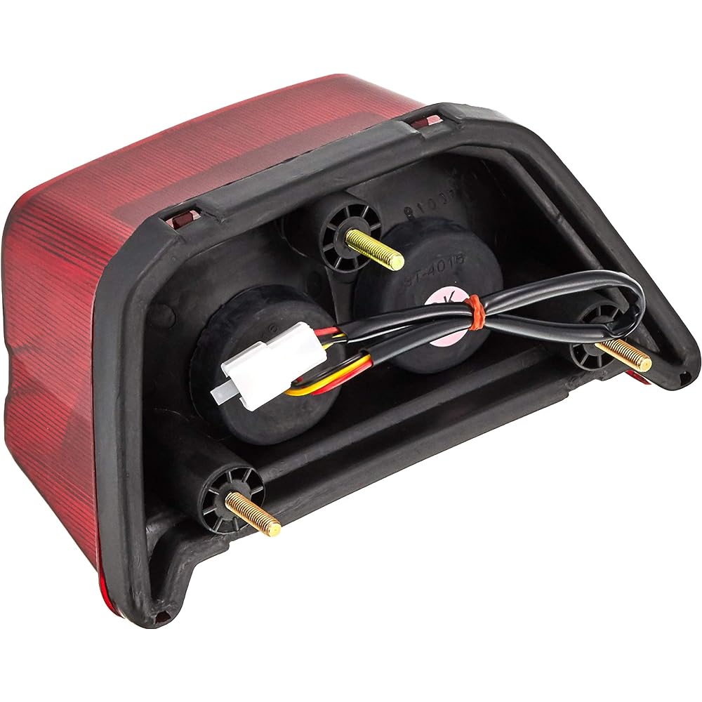 POSH Motorcycle Supplies LED Tail Light Dark Red ZRX 071090-96