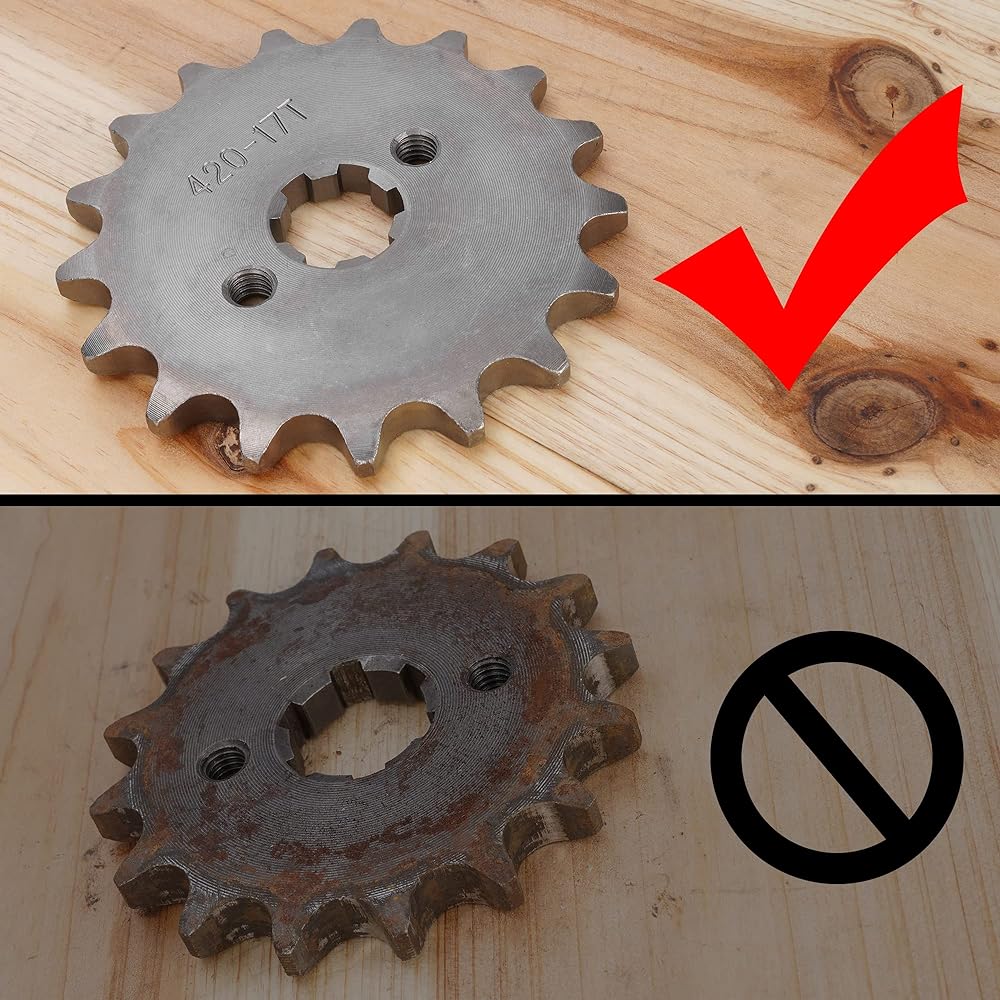 WINGSMOTO Sprocket Front 420-17T 17mm Motor ATV Dart Bike