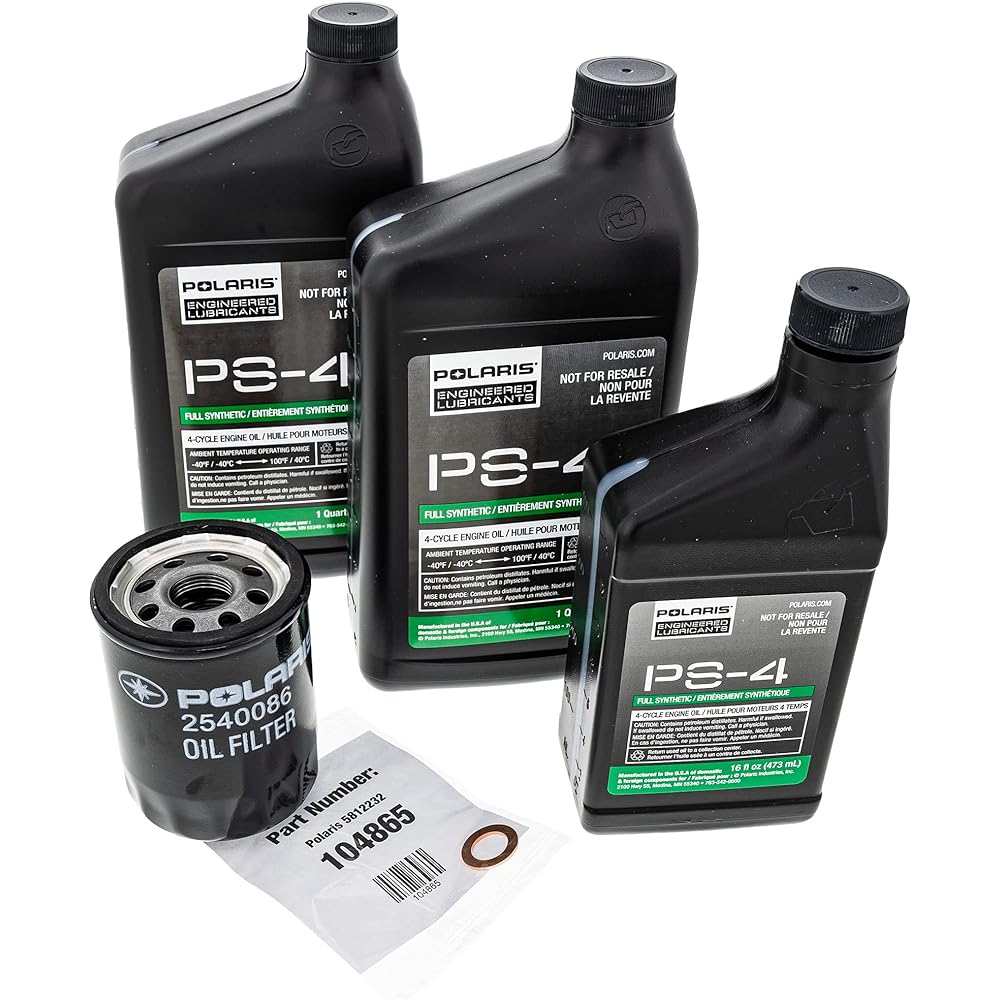 2014-2018 Polaris RZR 1000 XP OEM Complete Service Kit Oil Change Air Filter