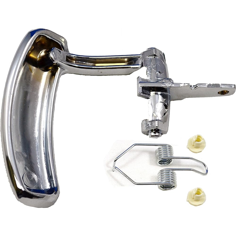 PT Auto Warehouse GM -2576M -1RH -Inner internal door handle lever only, chrome -passenger side side