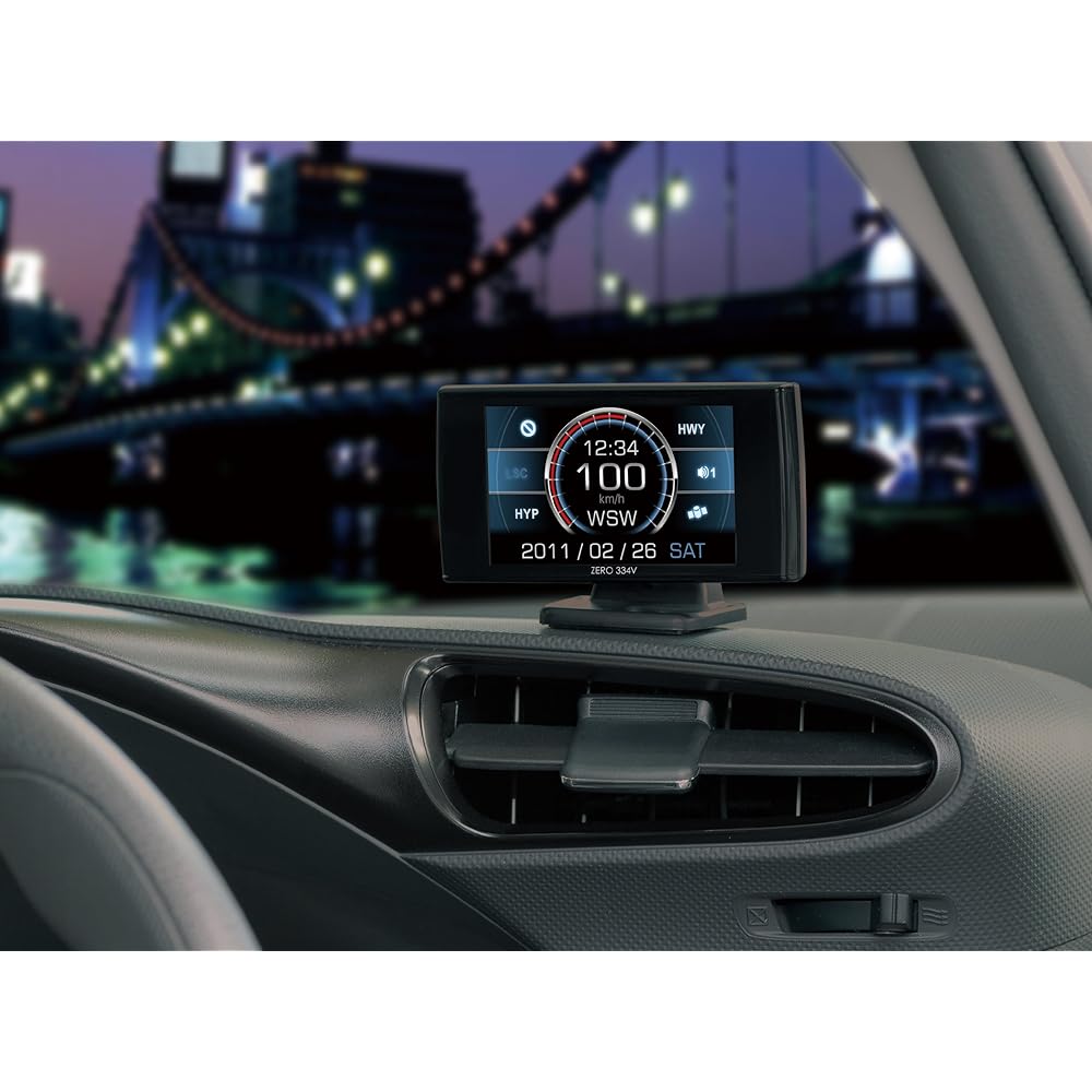 COMTEC ultra-high sensitivity radar detector with built-in GPS antenna ZERO 334V