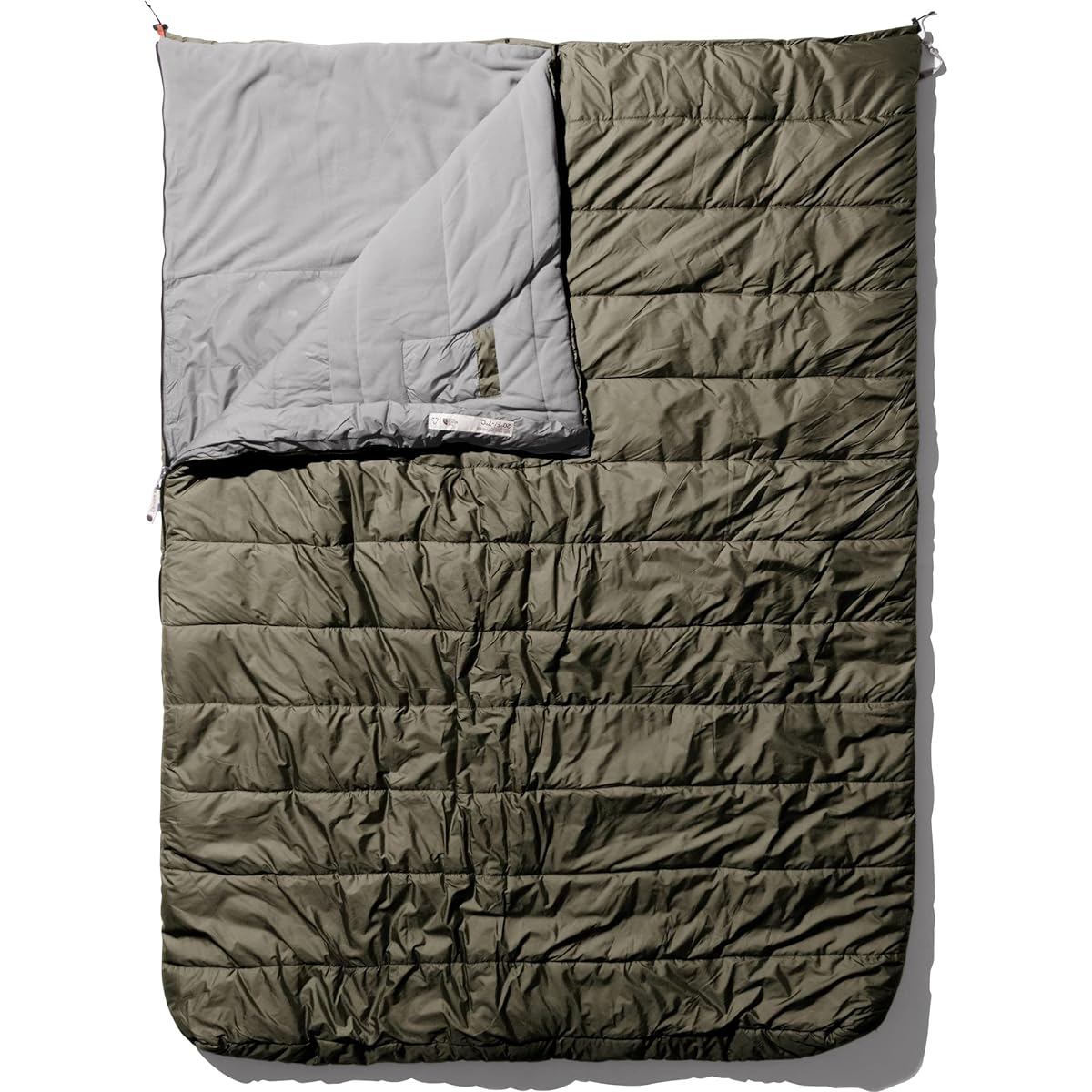 THE NORTH FACE Sleeping Bag/Sluff Eco Trail Bed Double -7 Eco Trail Bed Double -7 NBR42007 Sleeper New Taupe Green RH-REG