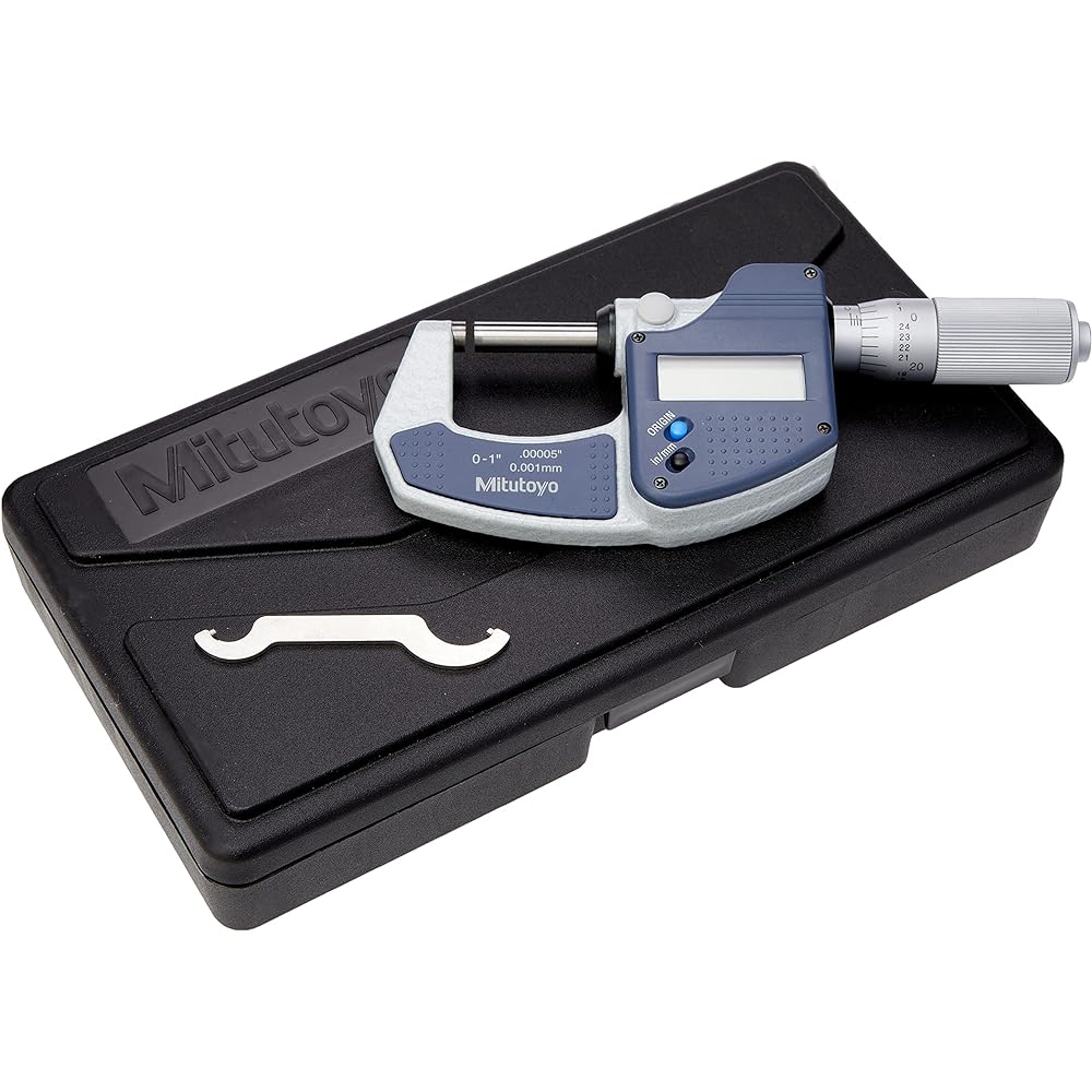 Mitutoyo 293-832-30 Digital Micrometer, w/o Output, Friction Thimble