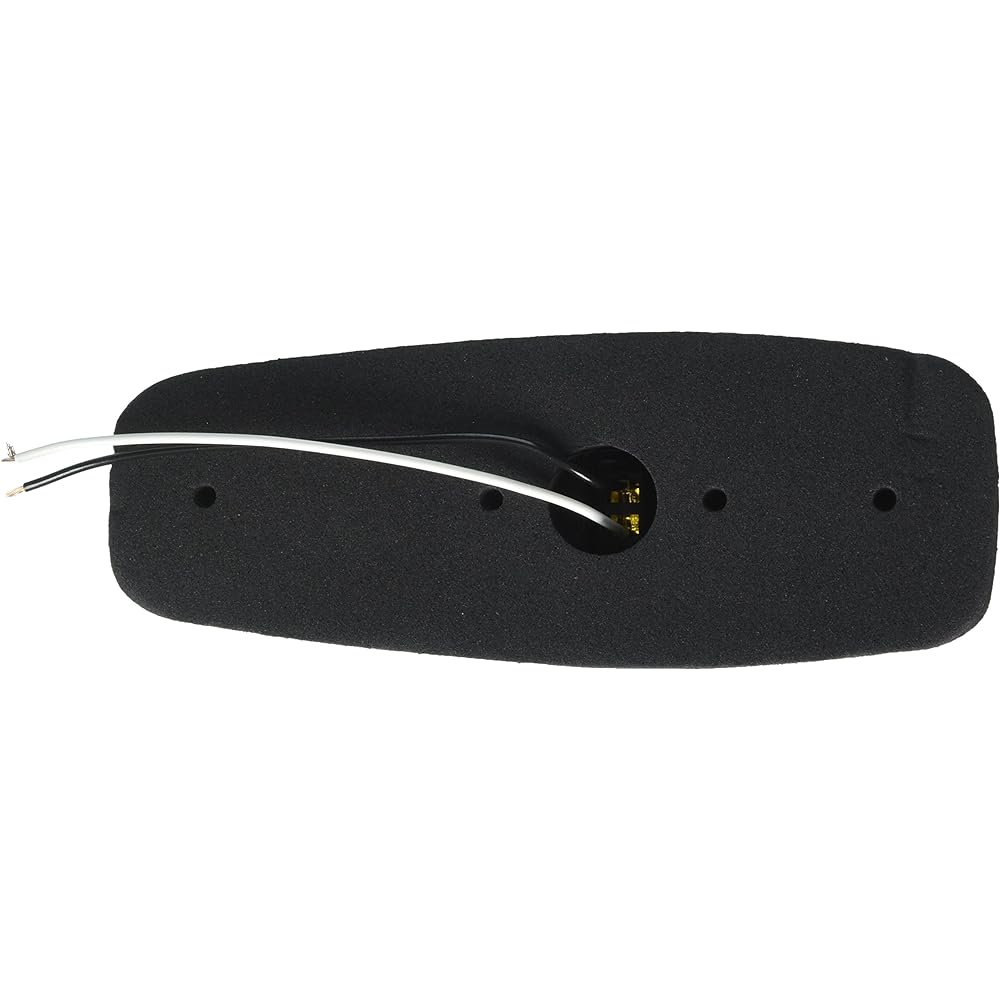 GROTE 46813 Yellow small aerodynamic cab marker light chrome without bezel