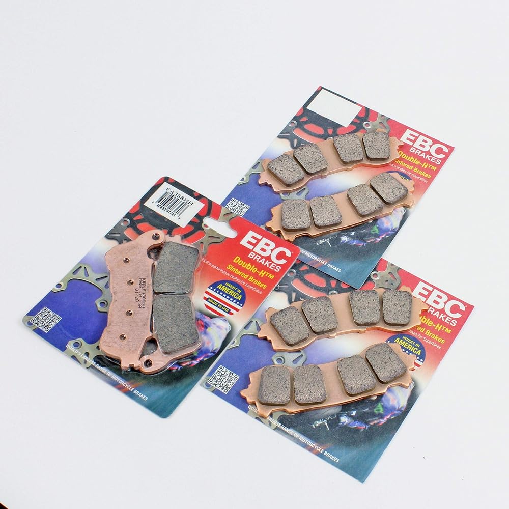 Front and rear EBC HH brake pads -3 pairs -FA717HH x 2 FA388HH x 1
