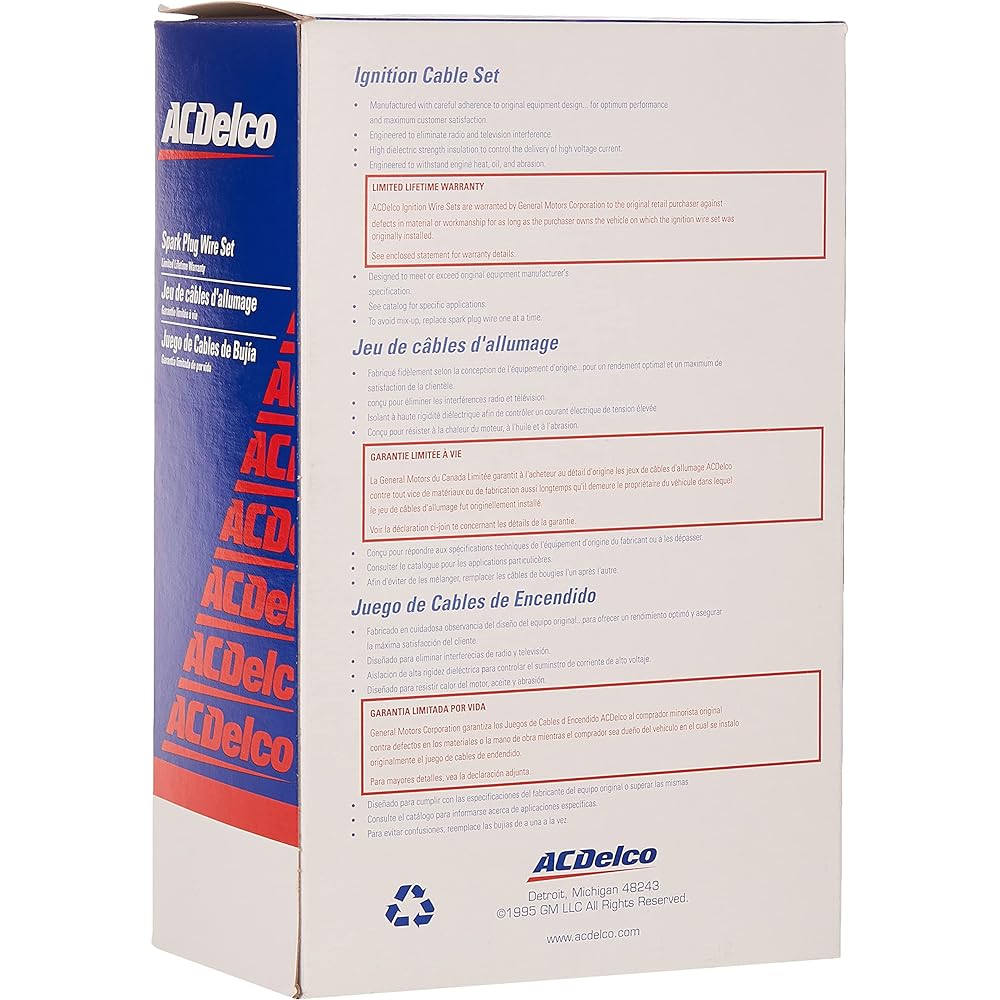 ACDELCO Professional 16-806G Spark Plug Wire Set