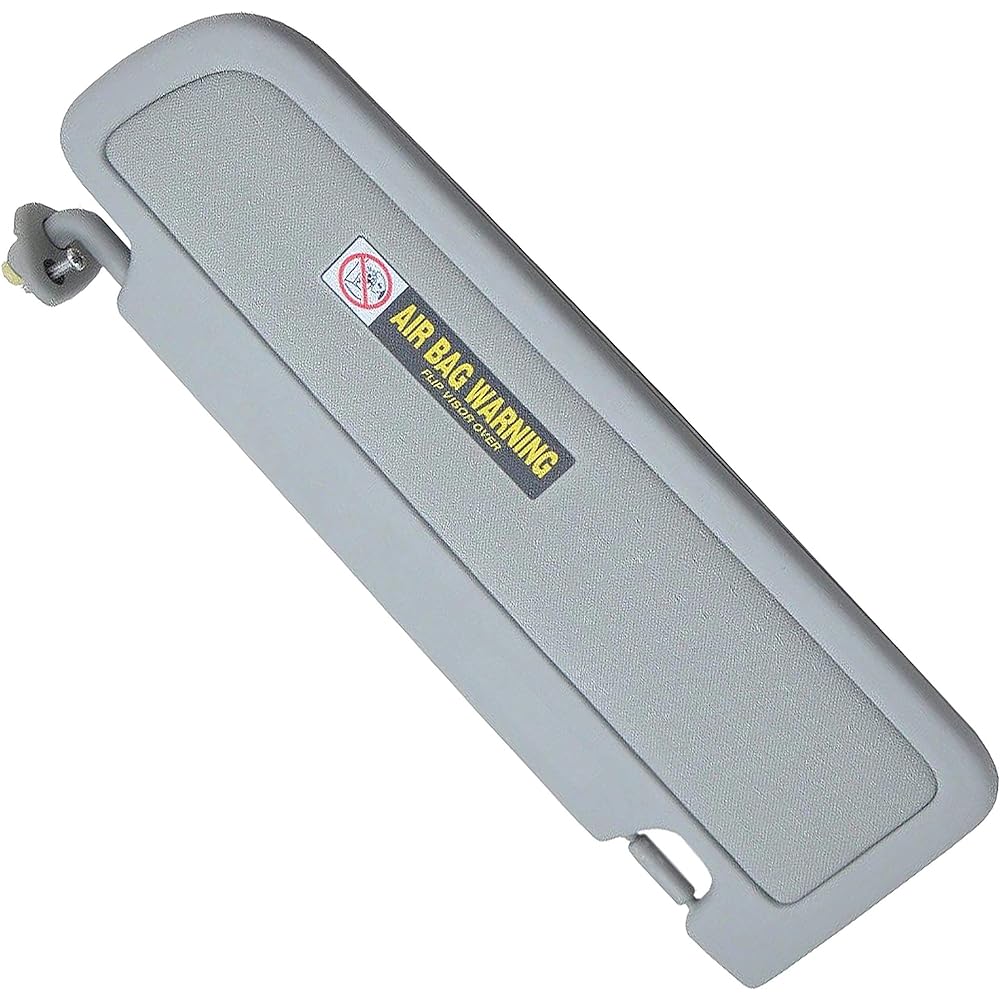 APDTY 135265 Sun Viser Panel Front Left Left Ride seat side 2009-2011 Honda Civic (Warm Gray Color; 83280-SNA-A01ZE, 83280SNAA01ZE, NH686L, 83280-C01ZE replacement)