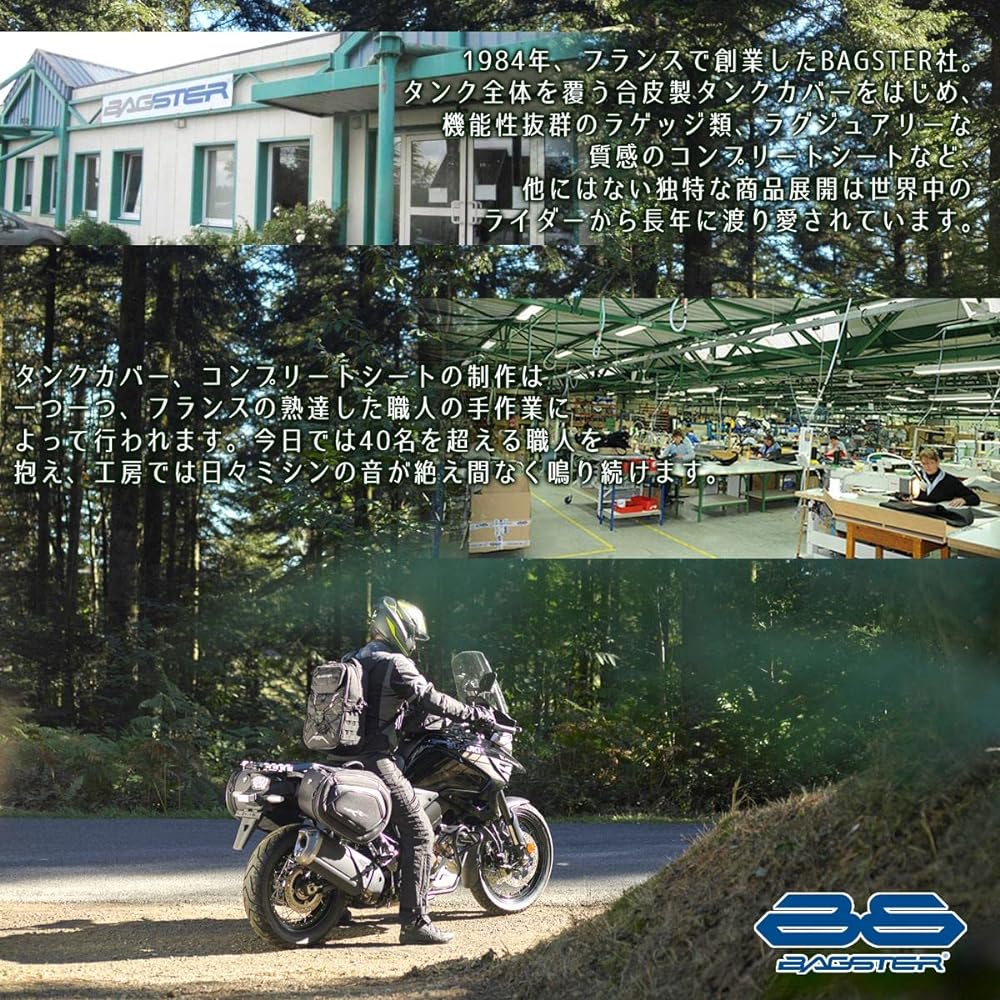 BAGSTER Tank Cover Red/Silver CB1000R