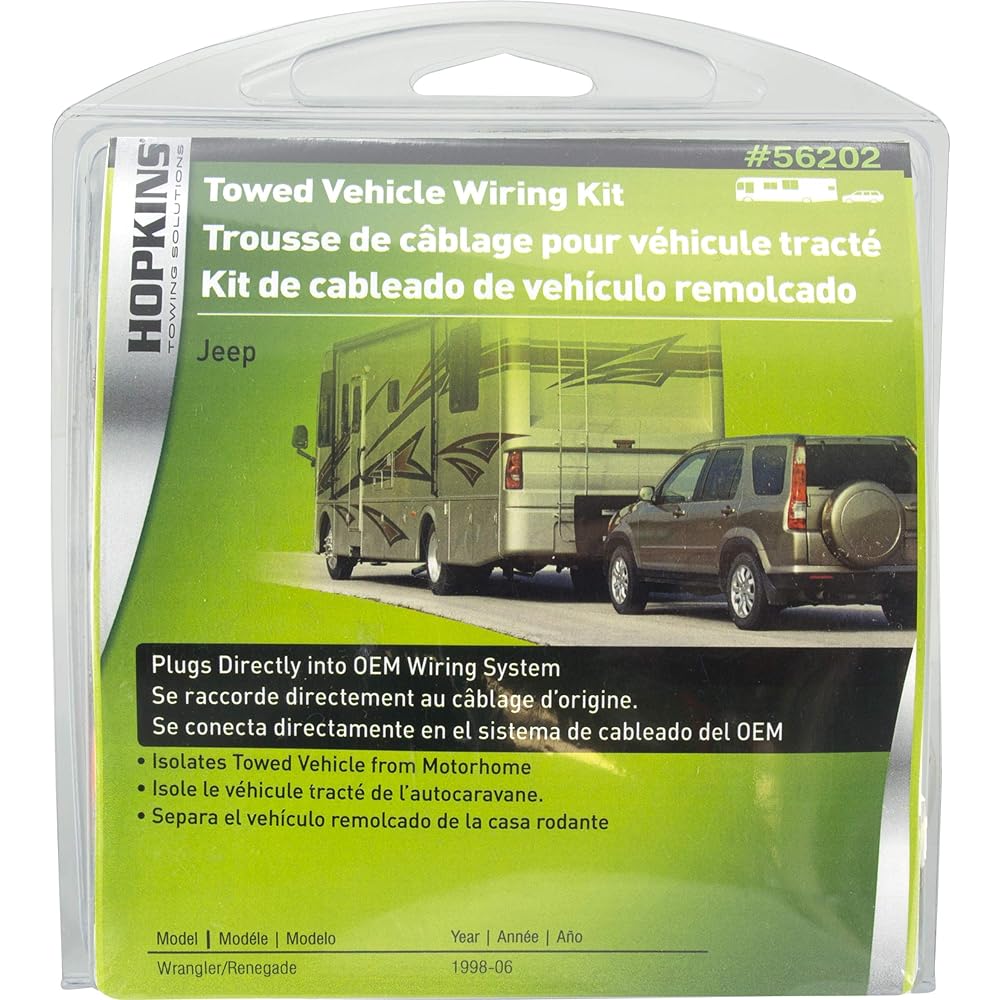 Hopkins 56202 Plugin Simple Towed Vehicle Wiring Kit