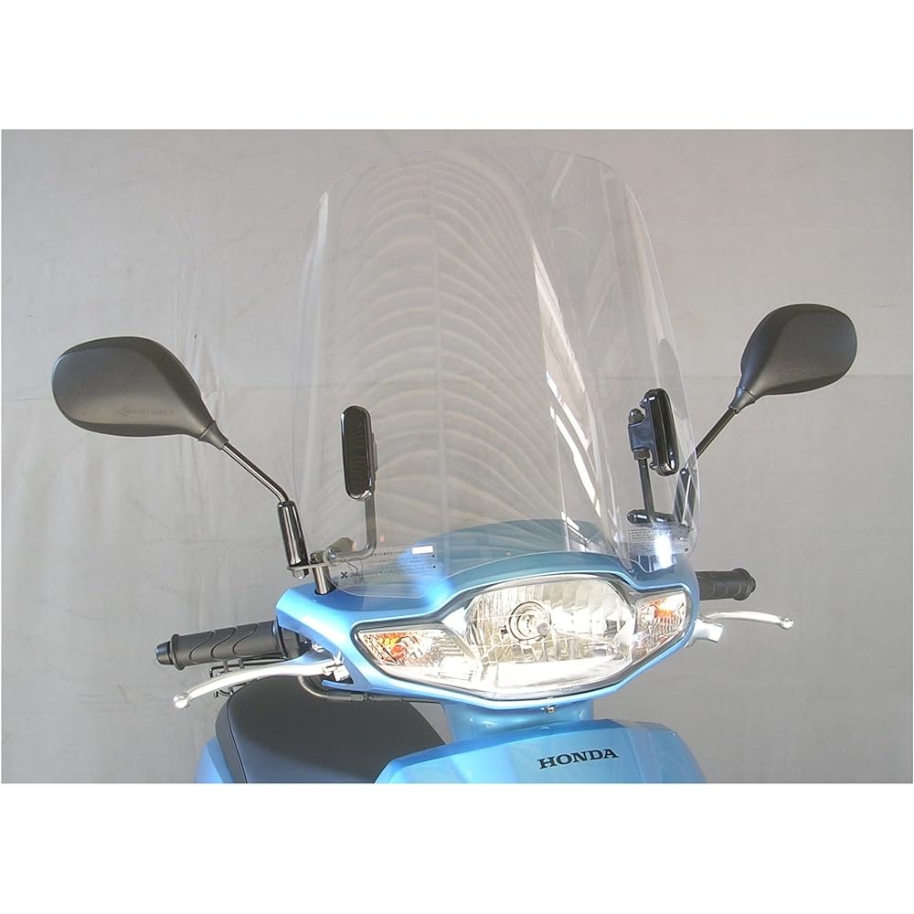 Asahi Windshield (AF ASAHI) Short Visor Clear for Honda Super Cub 50 (2BH-AA09) CUB-08