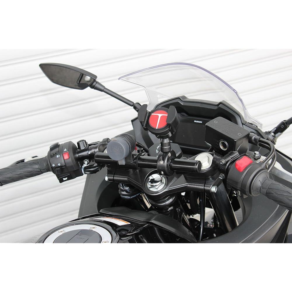 Kijima Bike Bike Parts Handle Mount Stay Black GSX250R('17-'21) SUZUKI 204-077