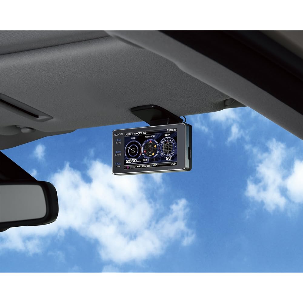 Comtech Radar Detector ZERO 302V Free Data Update Mobile Orbis/Small Orbis/Zone 30 Compatible OBD2 Connection GPS Meter Function