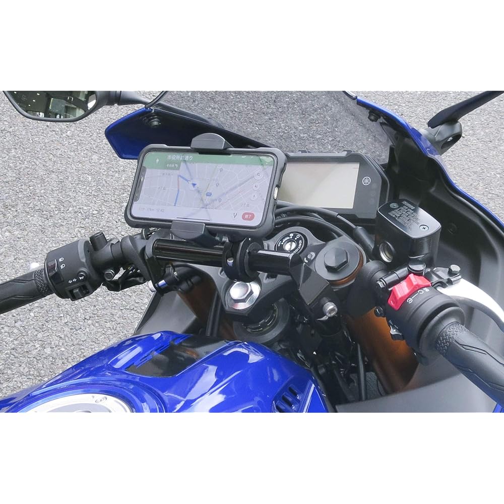 Kijima Motorcycle Bike Parts Handle Mount Stay Black YZF-R25(RG43J) 2019~ YAMAHA 204-0655