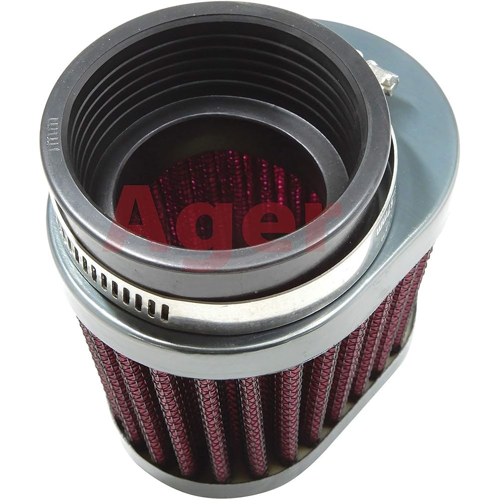 Ager Oval Power Filter Gun Meta x Red 48mm 4 Pack