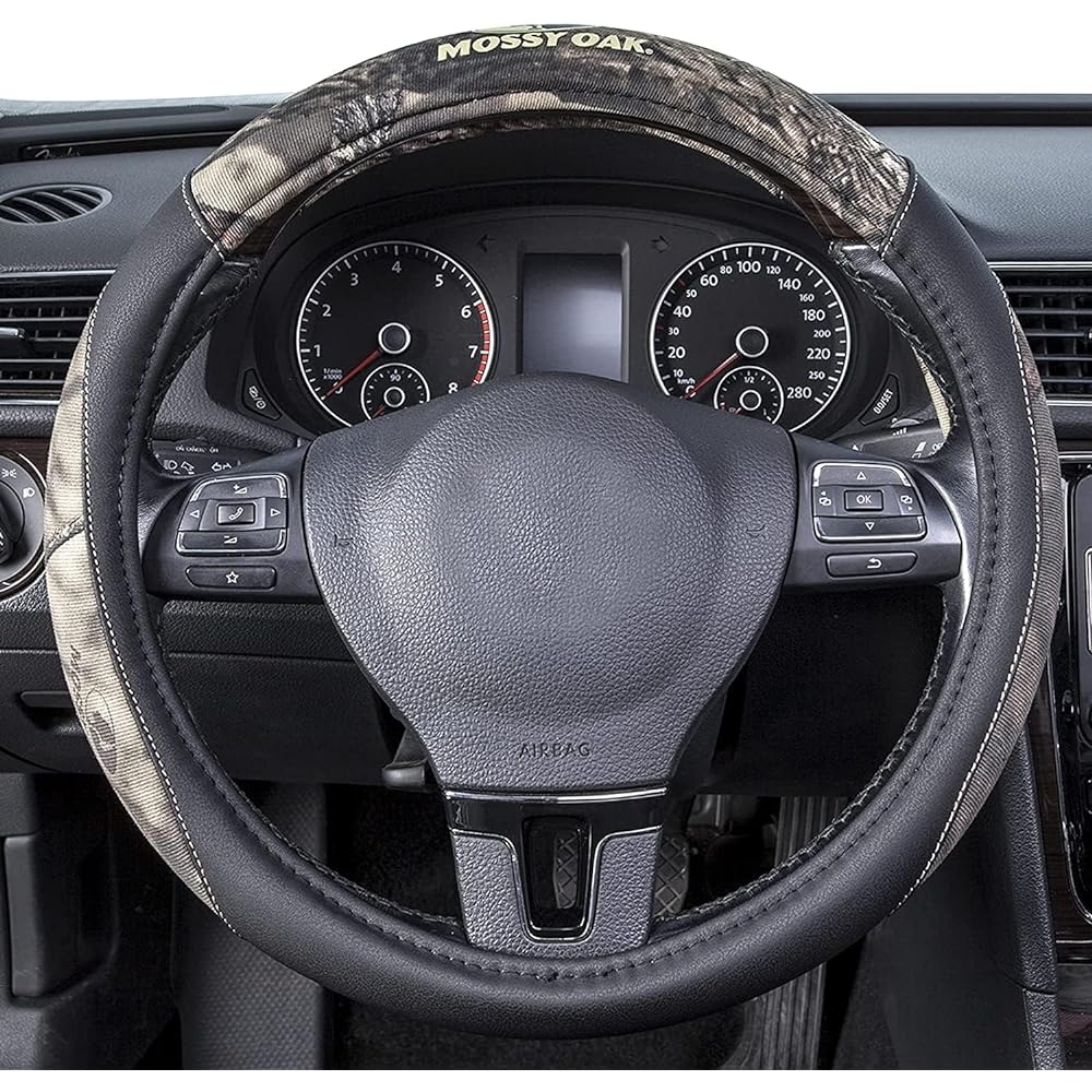MOSSY OAK camouflage handle cover -PU leather and cotton twill, universal fit 14 1/2 inch ~ 15 inch -official license product