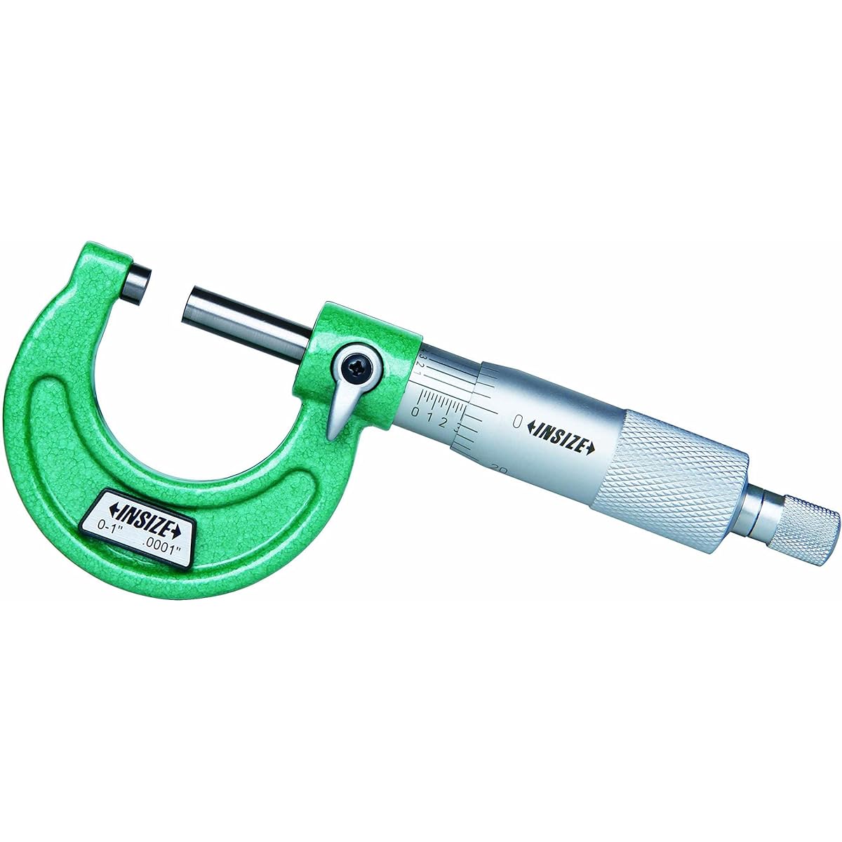 INSIZE 3203-2a outer micrometer 1-2 inch scale 0.1 inch