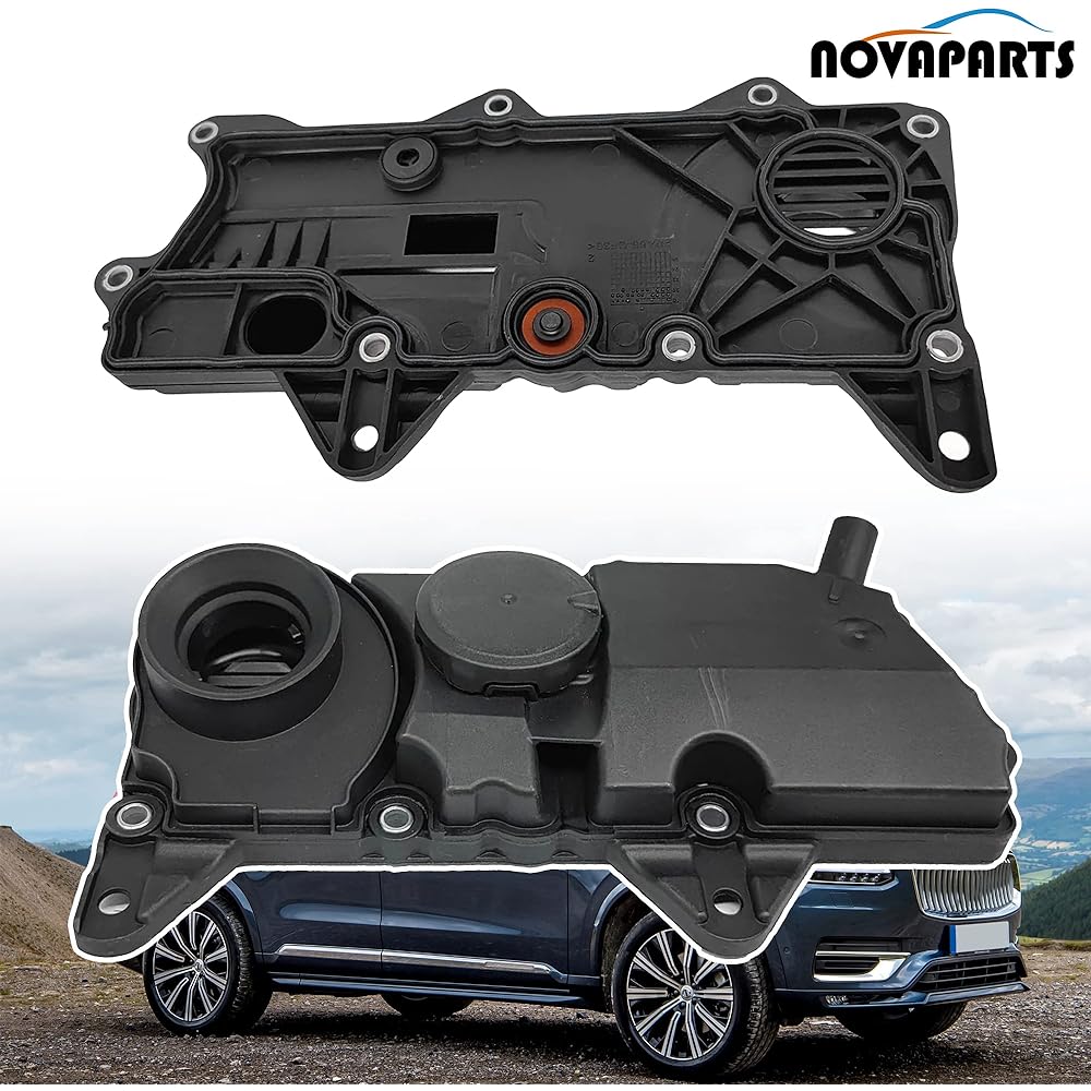 NOVAPARTS 32140004 PCV Valve oil trap with gasket 2014-2021 Volvo XC60 S60 S80 S90 S90 V60 V90 XC70 XC70 XC70 2.0L 4 Cylinder 32242753 316092 3316 for 31626. 70210