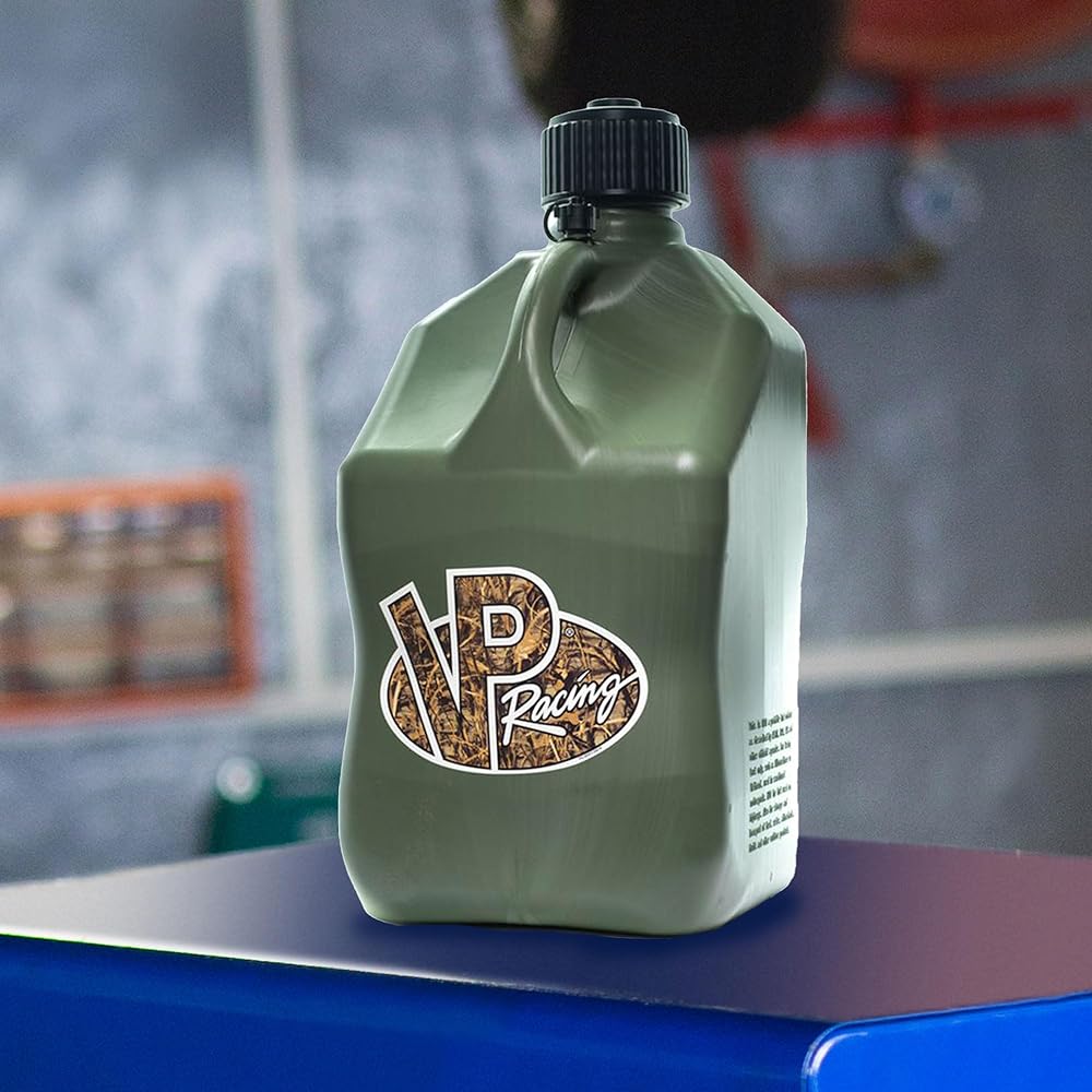 VP RACING FUEL Motor Sports Jug 5.5 With Gallon Camouflage pattern Shape hose
