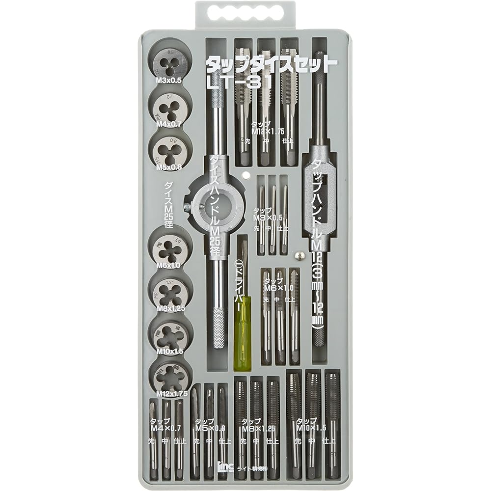 Right Seiki Right Tap Dice Set LT-31B